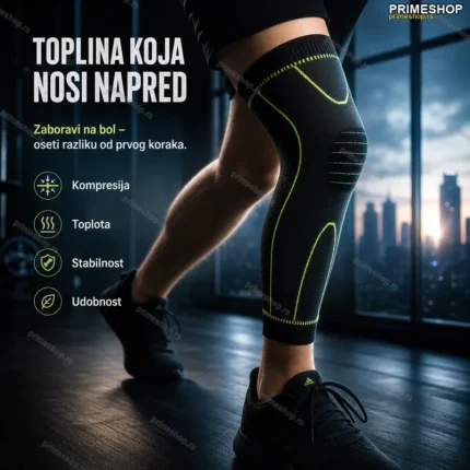 Termo-Kompresiona Navlaka za Koleno i Celu Nogu – Toplina i Podrška