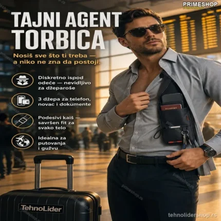 Torbica Tajni Agent – Sigurnosna Torbica Protiv Džeparoša