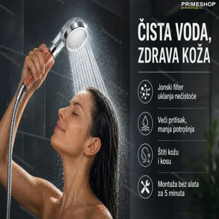 Tuš sa jonskim filtriranjem