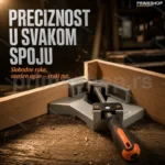 Ugaona Metalna Stega sa Rotirajućim Čeljustima – Fiksiranje pod 90°