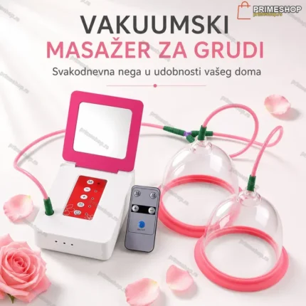 Vakuumski masažer za grudi sa infracrvenim grejanjem