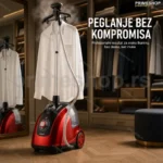 Vertikalna Pegla na Paru 1800W – Profesionalno Peglanje Bez Daske