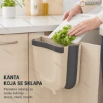 Viseća kanta za smeće sklopiva