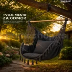 Viseća Ljuljaška za Dvorište i Terasu – Udobna Relax Ljuljaška za Opuštanje