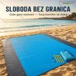 Vodootporna prostirka za kampovanje i plažu 200x210 cm