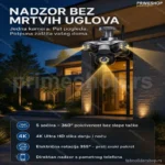 WiFi PTZ kamera sa 5 sočiva – 4K Ultra HD nadzor bez mrtvih uglova