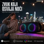 🎵 XTREEM4 Small RGB – Prenosivi Bluetooth Zvučnik sa RGB Svetlom 🎵