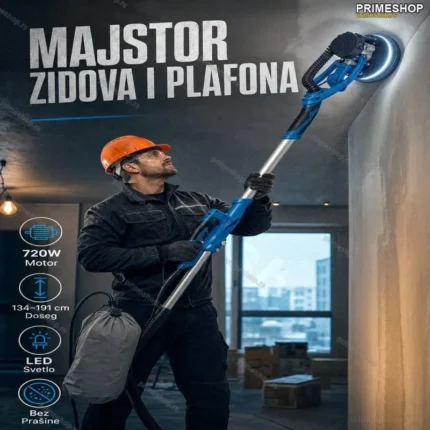 Žirafa zidna brusilica 720W sa potenciometrom + Led Svetlo