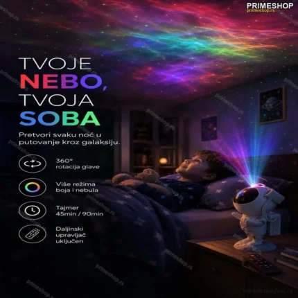 Zvezdano nebo Galaxy projektor Astronaut
