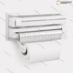 3 u 1 držač za papire i folije — aluminijumska folija, plastična folija i papir za pečenje