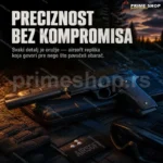 Airsoft pištolj C19 sa prigušivačem — metal i plastika