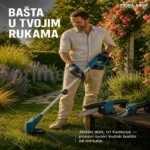 Aku Set 3 u 1 – Makaze, Testera i Trimer za Baštu 20V
