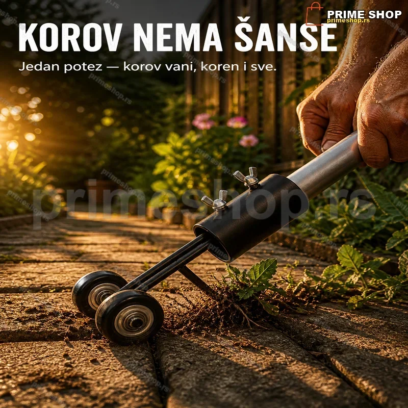 Alat za uklanjanje korova iz korena — metalni nastavak za drške Alat za uklanjanje korova iz korena — metalni nastavak za drške