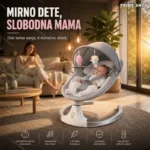 BabySwing Jaje – Električna Njihalica za Bebe sa Bluetooth Vezom