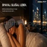 Bluetooth maska za spavanje sa ugrađenim slušalicama — bežična i udobna
