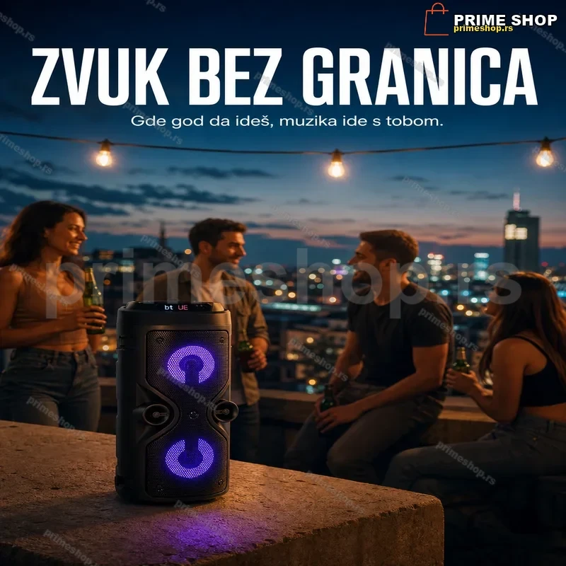 Bluetooth Zvučnik ZQS-4209 Prenosivi 20W sa FM Radiom i AUX/USB/SD Bluetooth Zvučnik ZQS-4209 Prenosivi 20W sa FM Radiom i AUX/USB/SD