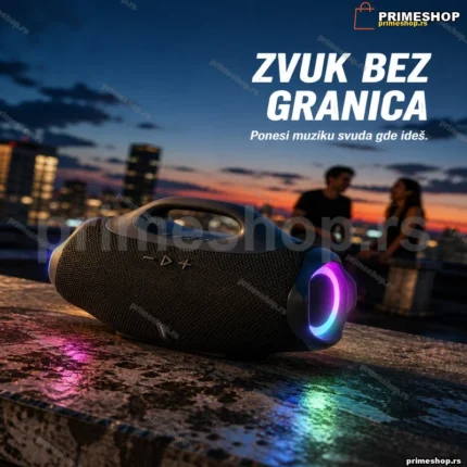 BoomBox 4 Mini bežični zvučnik 15W RGB LED osvetljenje