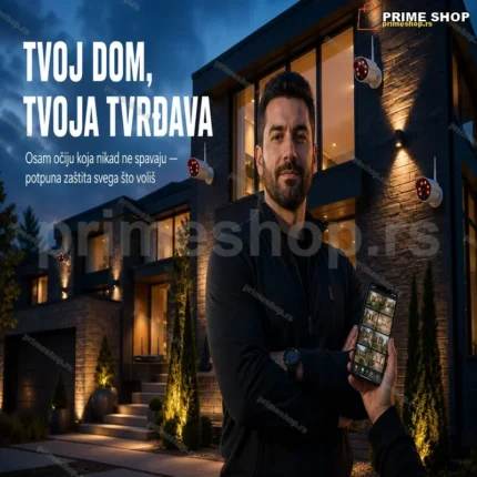 CCTV Wi-Fi 8 kamera set