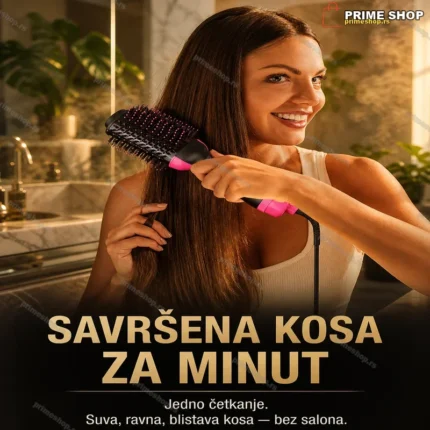Četka za Sušenje i Ispravljanje Kose – 2 u 1