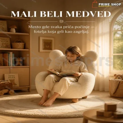 Dečija fotelja Mali Beli Medved
