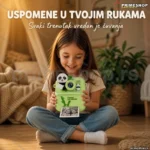Dečiji fotoaparat sa štampom — Green Panda dizajn