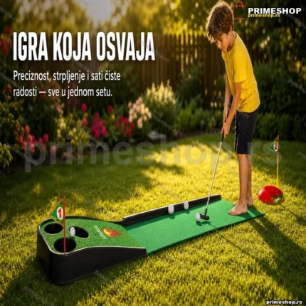 Dečiji set za mini golf — palica, loptice i cilj (MXGCL)