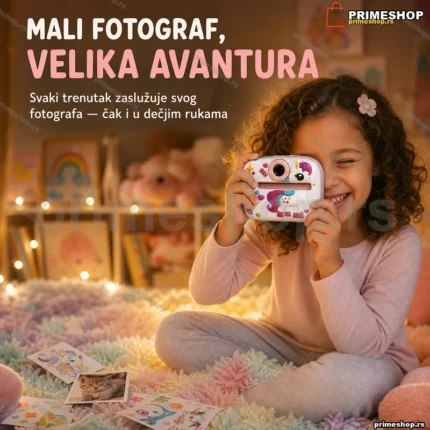 Digitalna kamera poni za decu — foto i video snimanje