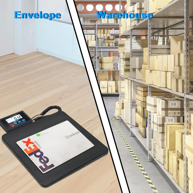 Digitalna paketna vaga 200 kg — LCD ekran na kablu poštanska vaga - u upotrebi