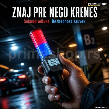 Digitalni alkotester sa LCD ekranom — ručni merač alkohola