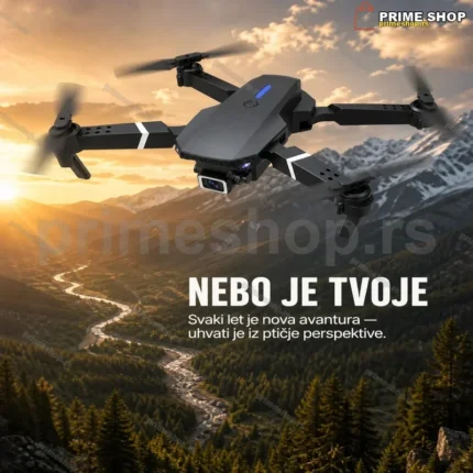 Dron E88 Pro – 4K Kamera, Auto-Povratak i Torba u Paketu