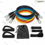 Elastične Trake za Vežbanje – Set od 5 Guma sa Priborom (88 kg)