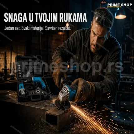 Elekticni set brusilica i bušilica