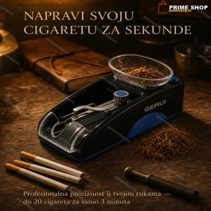 Električna Mašinica za Pravljenje Cigareta – Brzo Punjenje do 20 kom/3min