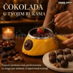 Električni aparat za čokoladne bombone — topljenje čokolade i izrada pralinki kod kuće