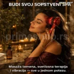 Električni češalj za masažu temena sa svetlosnom terapijom i vibracijom + ulje za kosu