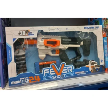 Fever Shoot dečja puška na mekane metkiće – 62 cm - prednja strana