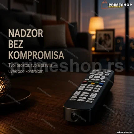 Full HD kamera u daljinskom upravljaču — microSD do 128 GB