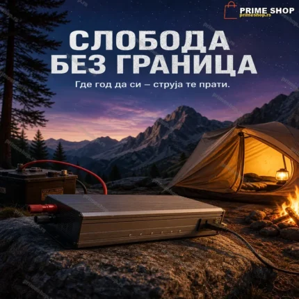 Inverter 12V na 220V 4000W – Pretvarač Napona za Vikendicu i Kampovanje