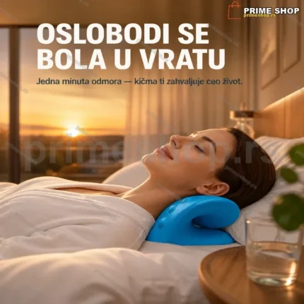 Jastuk za Istezanje Vrata RelaxPillow – Opuštanje i Rasterećenje Kičme