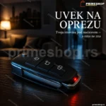 Kamera u ključu automobila sa senzorom pokreta