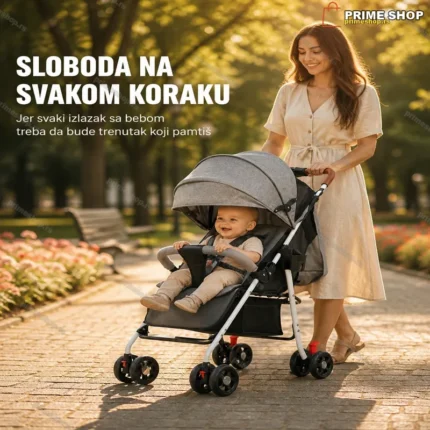 Kolica za Bebe 2u1 – Lagana, Moderna i Praktična za Svaki Dan