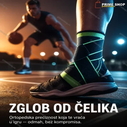 Kompresioni steznik za zglob sa 3D ortopedskom podrškom