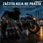 Kožne moto rukavice carbon — zaštita za vozače