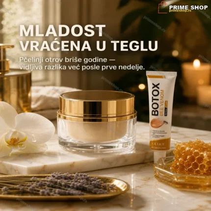 Krema sa Pčelinjim Otrovom – Anti-Age Serum za Vidljivo Mlađe Lice