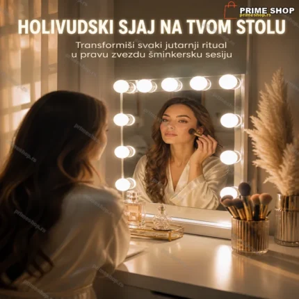 LED Dekorativne Lampe za Ogledalo – Holivudski Stil Šminkanja