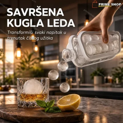 Ledomat za Kuglice Leda – Boca 2u1 za Pravljenje i Serviranje