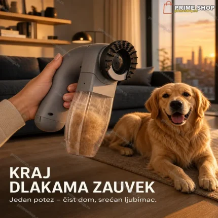 Magični Pet Vac – Bežični usisivač za dlake ljubimaca sa gumenim nastavkom