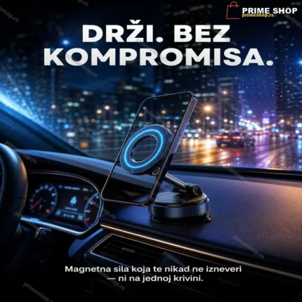 MagTech Magnetni Držač Telefona za Auto — Ultra Čvrsto Držanje