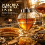 Mellora Stakleni Dozer za Med – Precizno Doziranje Bez Nereda