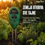 Merač pH Vrednosti, Vlage i Svetlosti za Zemljište – 3 u 1